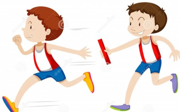 Эстафета рисунок