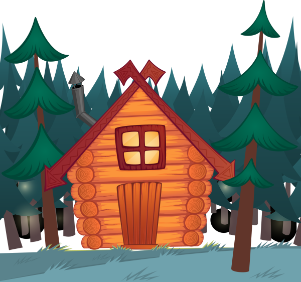 Избушка рисунок