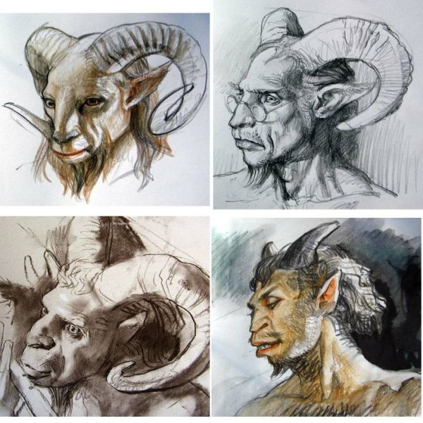 Мифологические персонажи с рогами