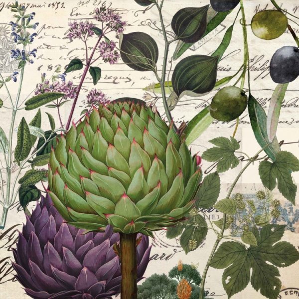 Артишоки для декупажа