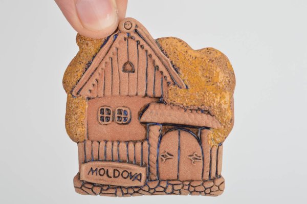 Магнитики из глины