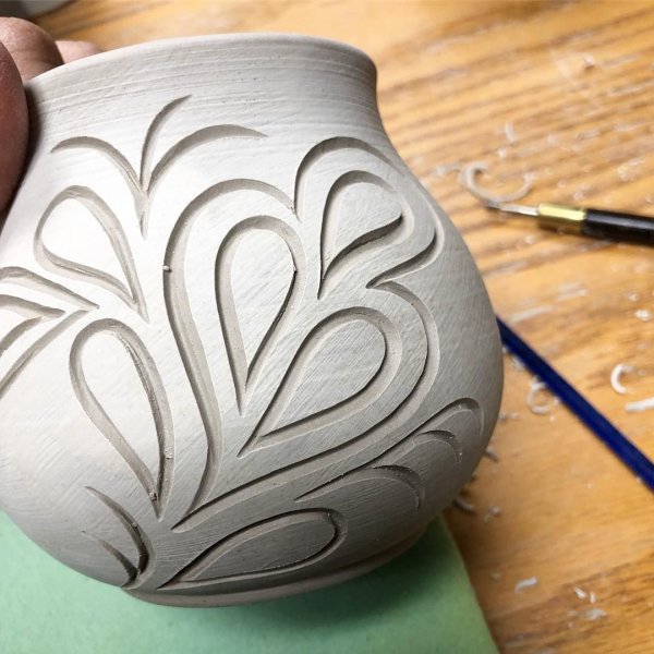 Рисование глиной