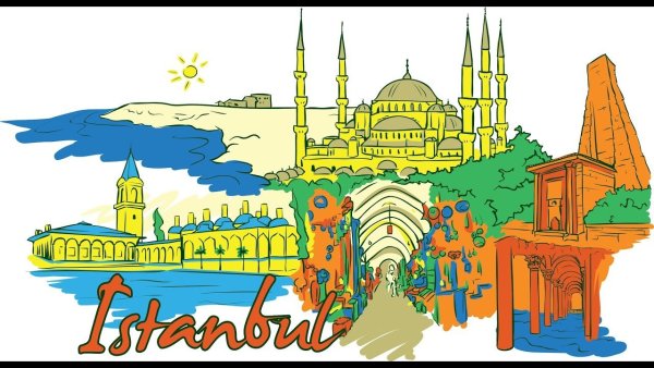 Турция Истамбул вектор