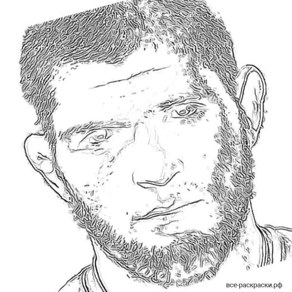 Хабиб Нурмагомедов карандашом