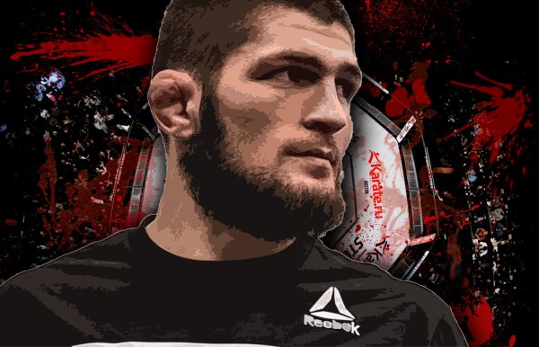 Портрет Хабиба Нурмагомедова