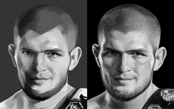 Раскраска Хабиб Нурмагомедов