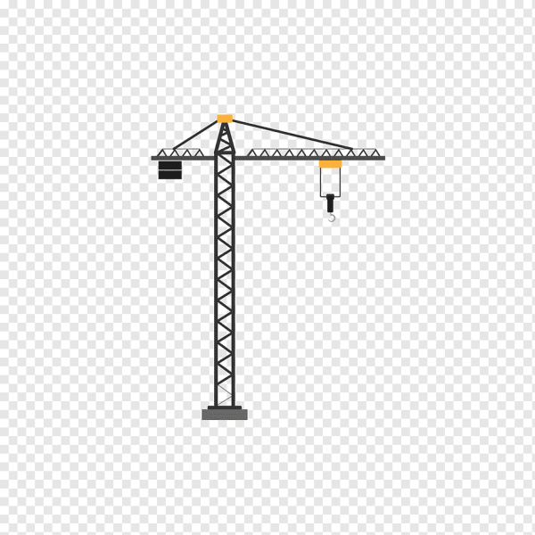 Башенный кран вектор