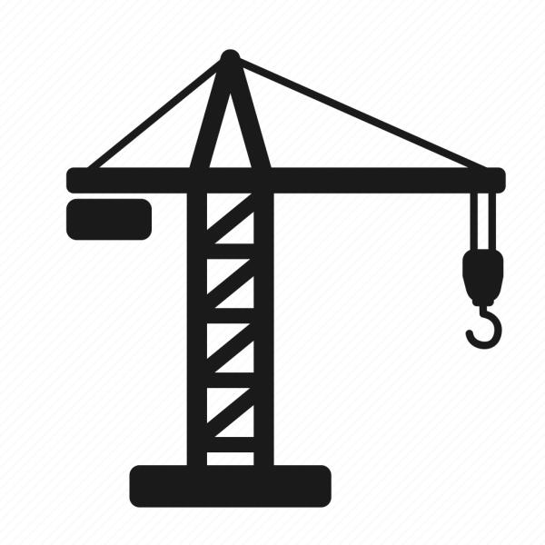 Логотип кран строительный