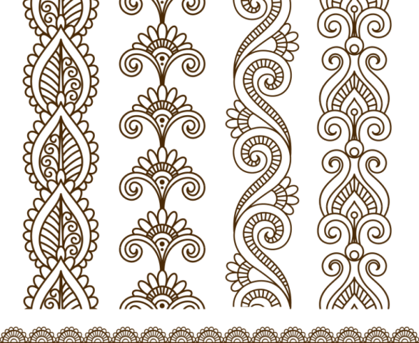 Узоры в индийском стиле