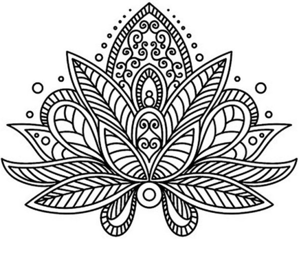 Мандала Индия Лотос