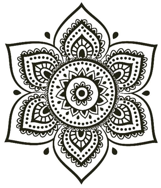 Орнамент Индия Мандала