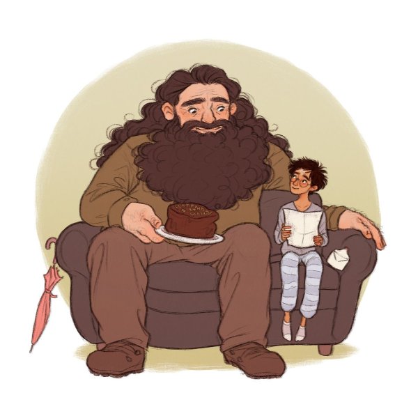 Гарри Поттер Хагрид арт