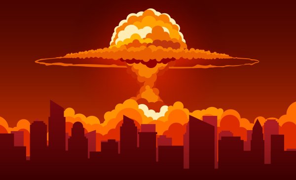Ядерный взрыв Минимализм
