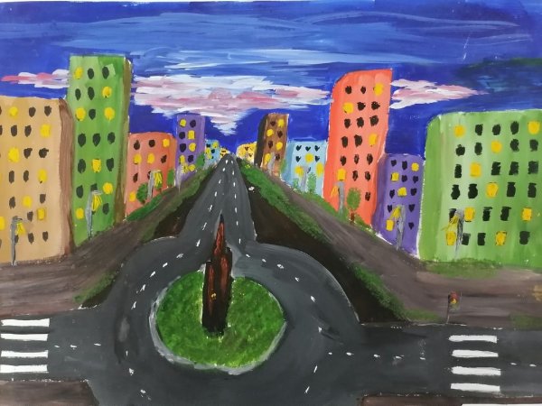 Город рисунок