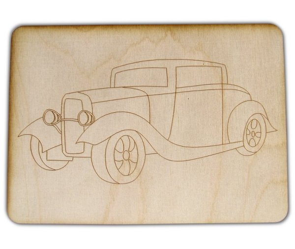 Трафареты для выжигания по дереву машины
