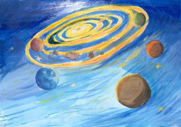 Космос рисунок