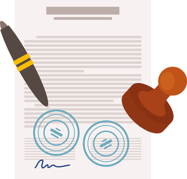 Договор векторное изображение