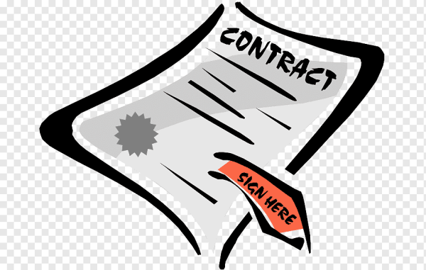 Контракт без фона