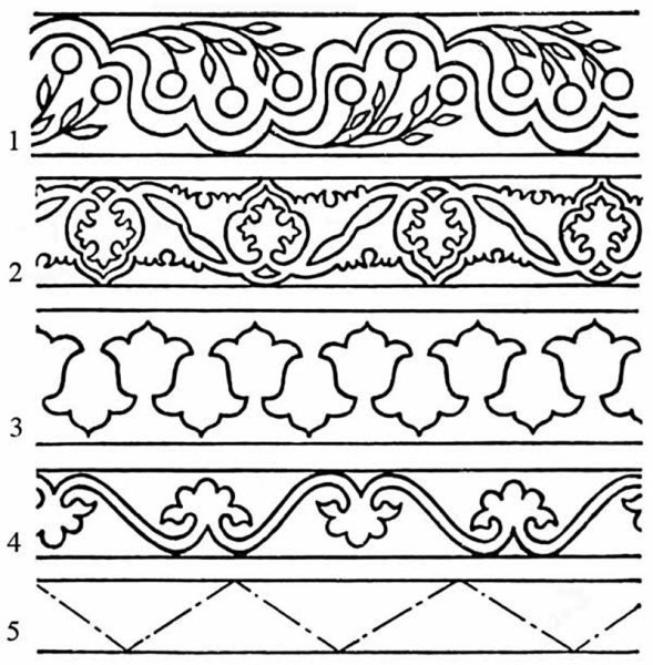 Татарский орнамент линейный