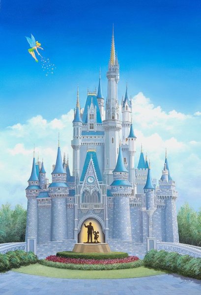 Замок Авроры Дисней