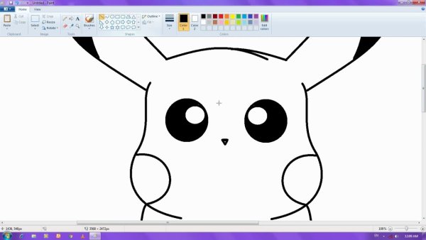 Компьютерные рисунки в паинте