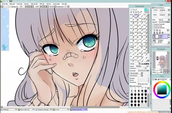 Контуры для рисования аниме