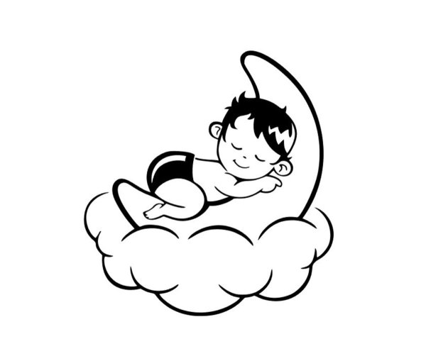 Младенец на облачке