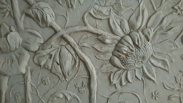 Конкистадор барельеф гипс