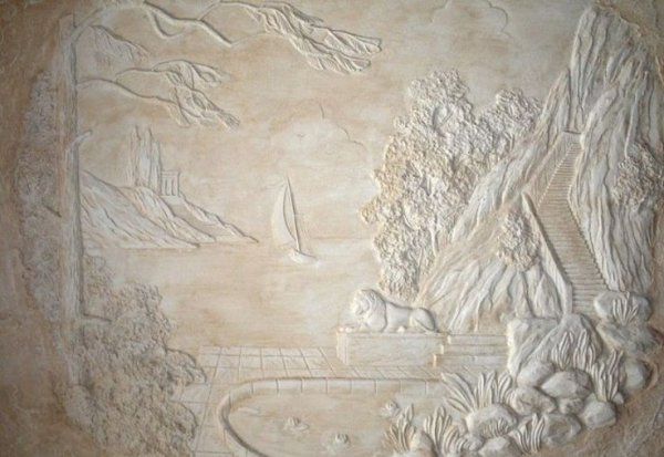 Барельеф рыбы