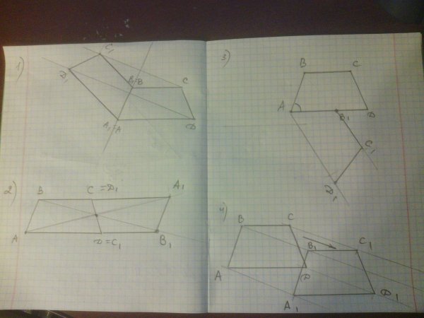 Карточка 8 класс площадь трапеции