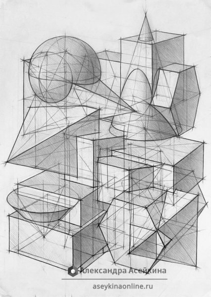 МАРХИ объемно пространственная композиция