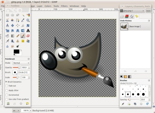 Редактор растровой графики gimp