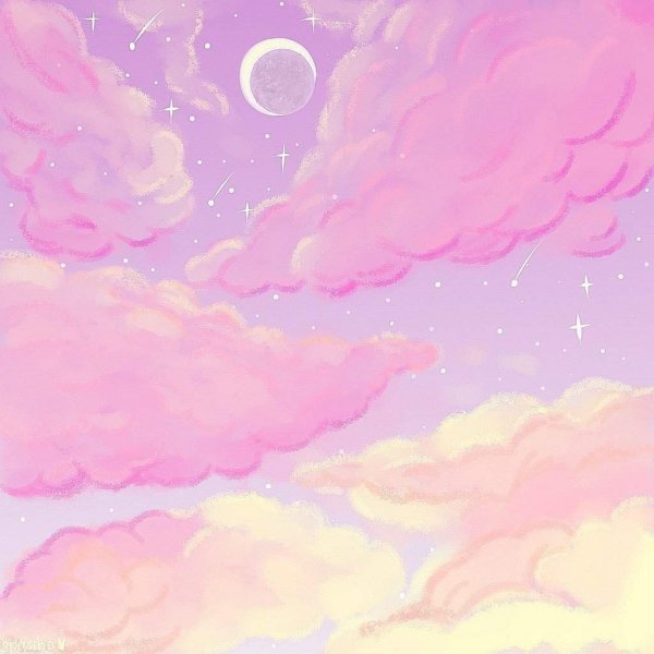 Яркий пастельный рисунок