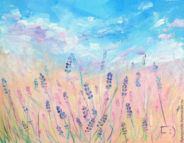 Пейзаж в пастельных тонах