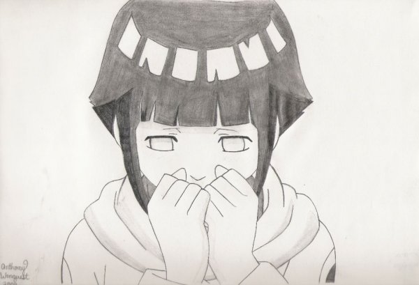 Хината Хьюга для рисования