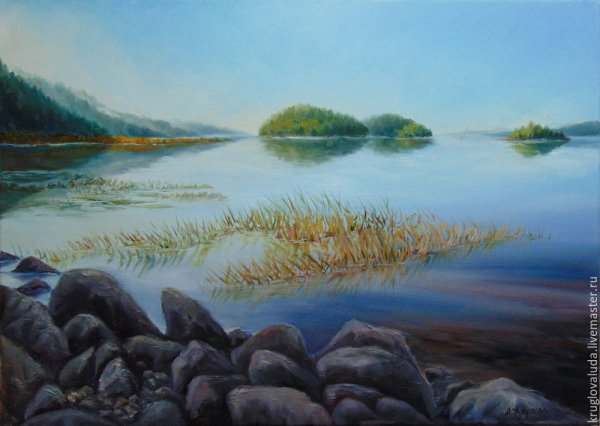 Пейзаж с водным пространством