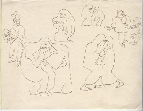 Эйзенштейн Сергей Михайлович рисунки