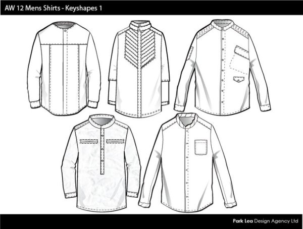 Рубашка зарисовка