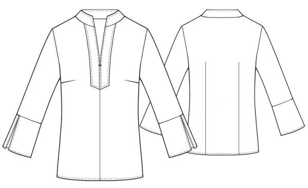 Моделирование мужской рубашки