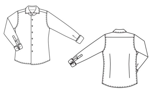 Зарисовка блузки