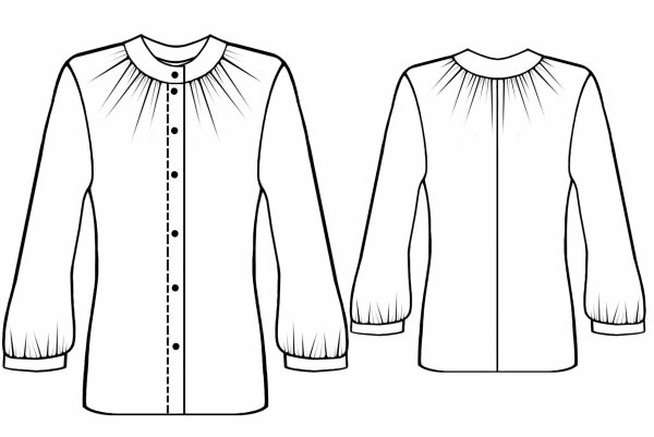Технический эскиз детской рубашки