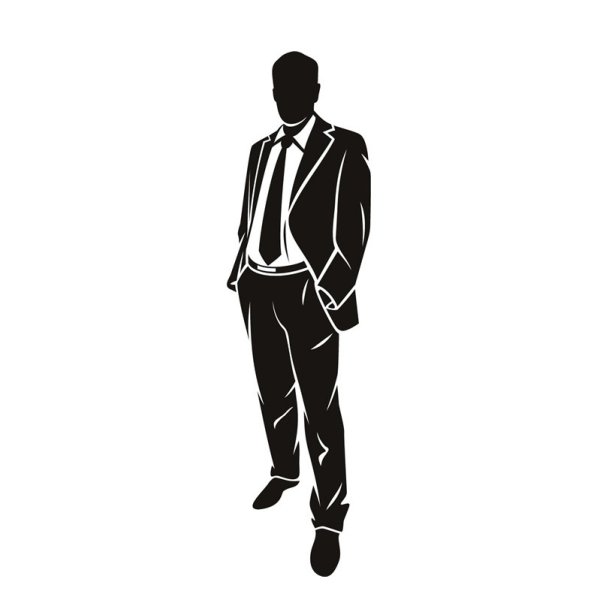 Мужской силуэт