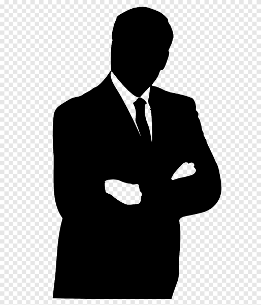 Силуэт мужчины контурный