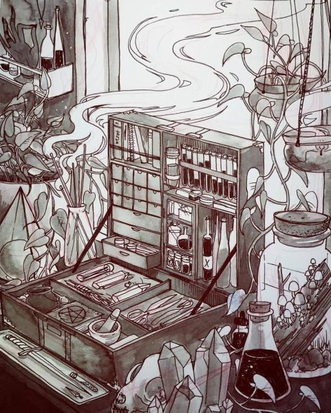 Мечтатель арт эскиз