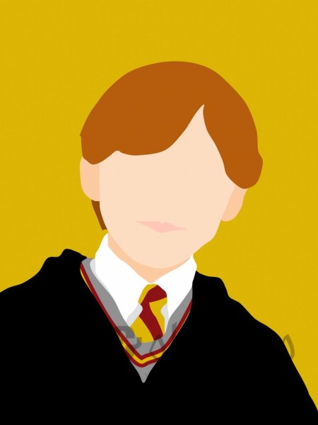 Силуэт Рона Уизли