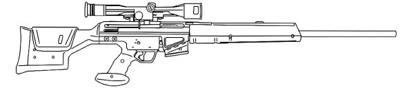 Снайперская винтовка м40 чертёж