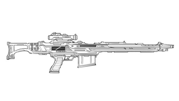 Эскиз винтовки