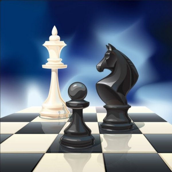 Шахматная фигура ферзь вектор