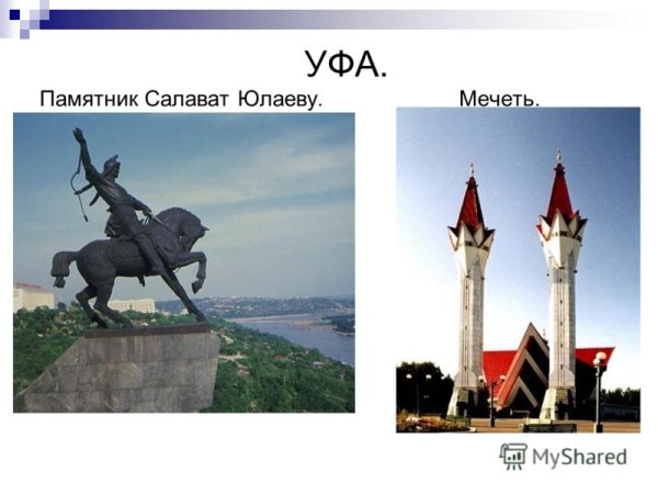 Памятники Уфы презентация