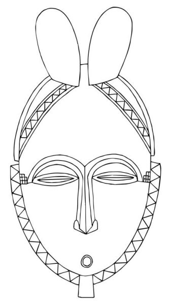 Африканские маски для детей